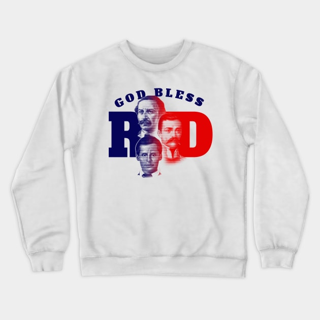 Dominican Republic Crewneck Sweatshirt by Jrfdesigns